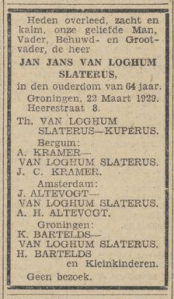 Nieuwsblad van het Noorden, 23-03-1929