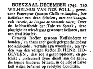 Boekzaal der geleerde waerelt, Deel 61. 1745