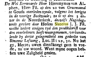 Boekzaal der geleerde wereld, deel 86, mei 1758, pag 659.