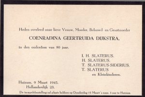 Overlijden CG Dijkstra 1945001